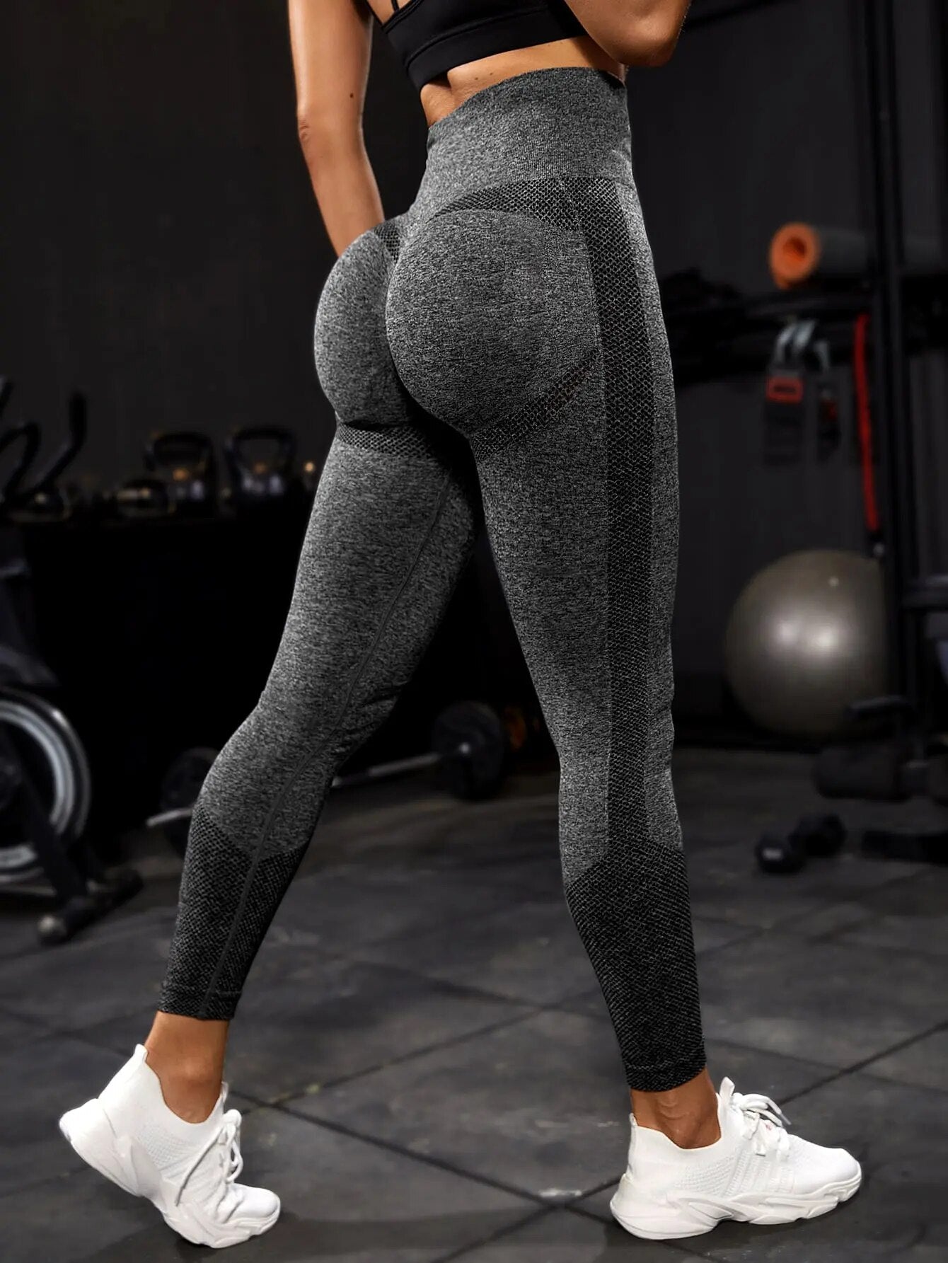 Yoga Women Fitness Seamless Workout Push Up Leggings