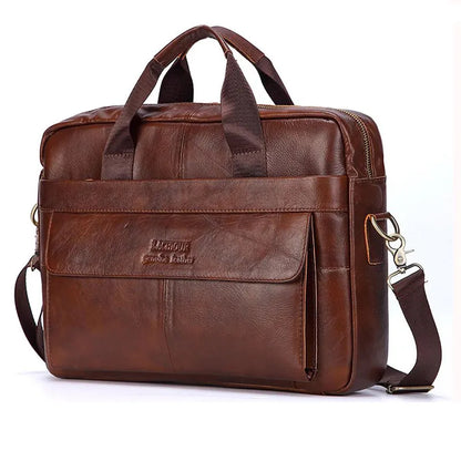 Business Genuine Leather Laptop Bag