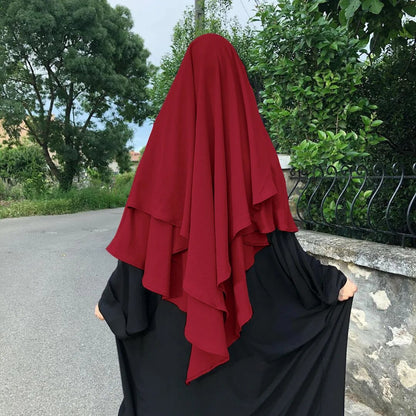 Long 1 piece khimar Hijab Head Scarf Without Abaya