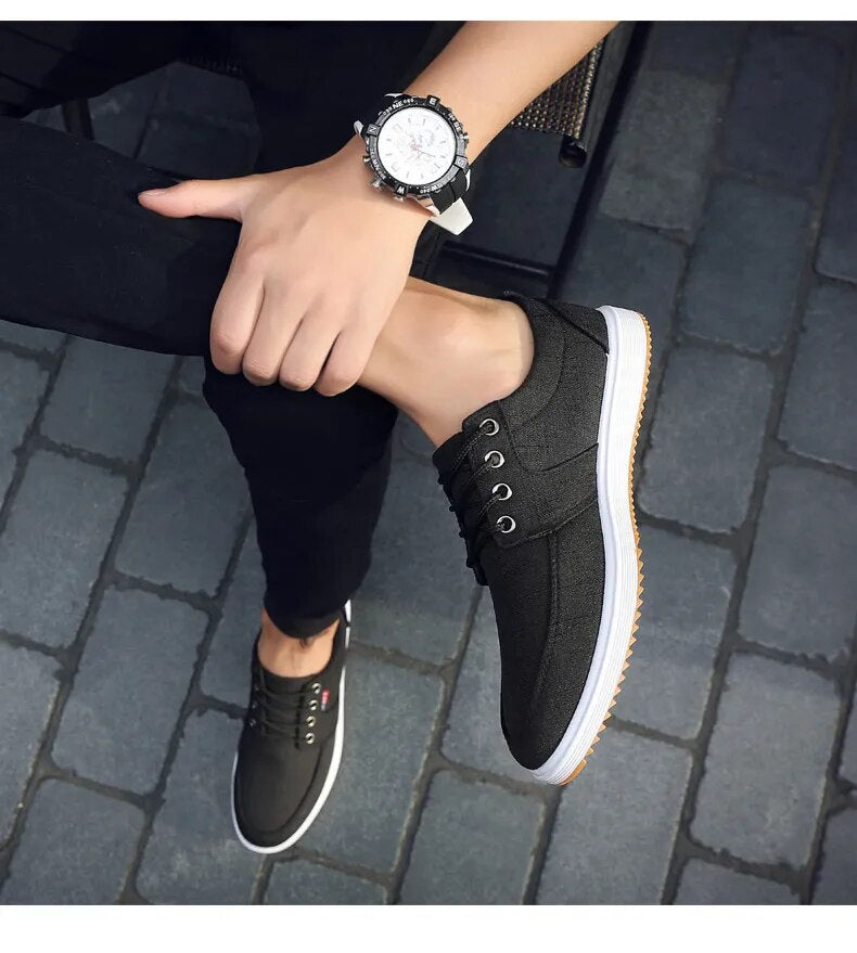 Men Breathable Casual Soft Flat Shoes