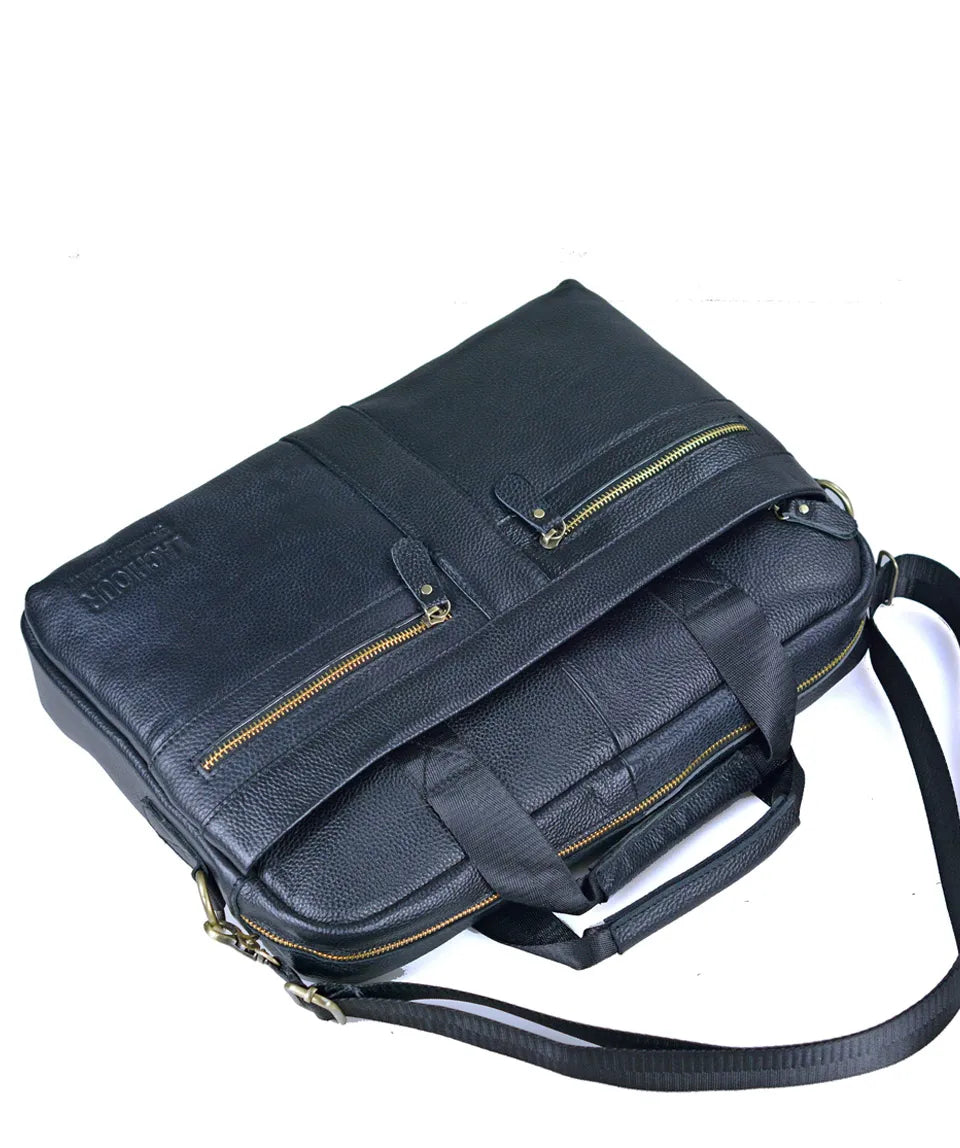 Business Genuine Leather Laptop Bag