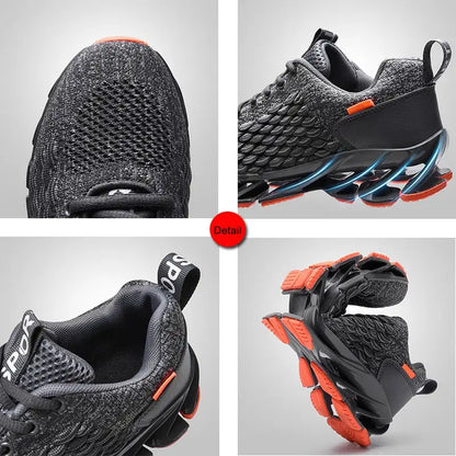 Men Casual Sports Mesh Running Lace-Up shoes