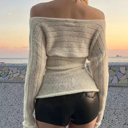 Chic Knitted Pullover Casual Sweater