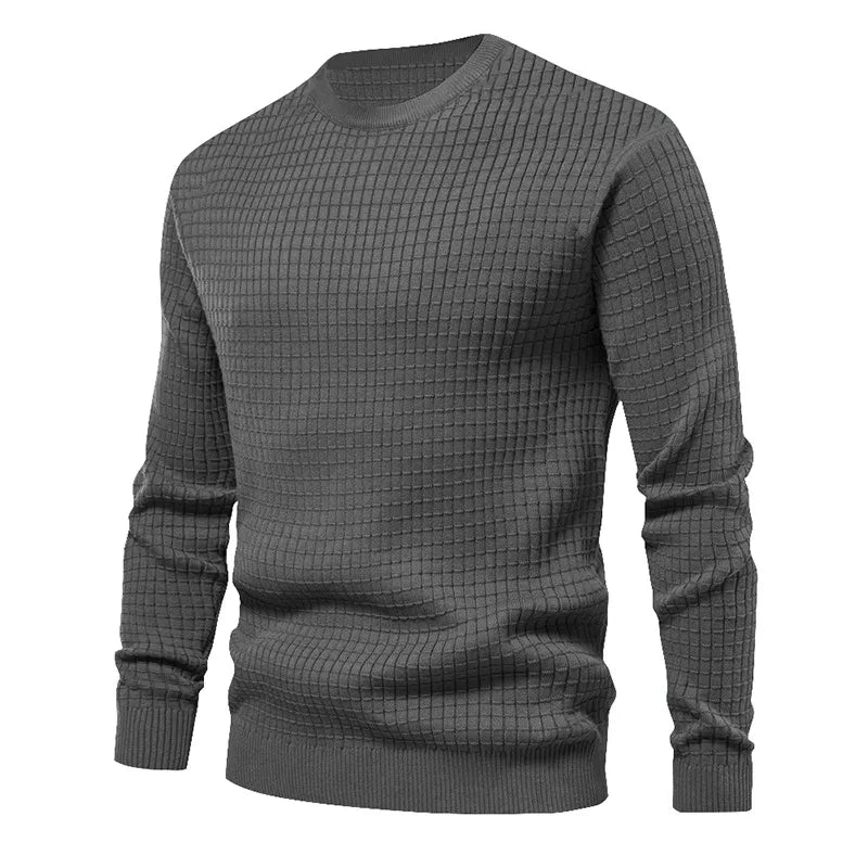 Men's round neck cotton casual sweaters