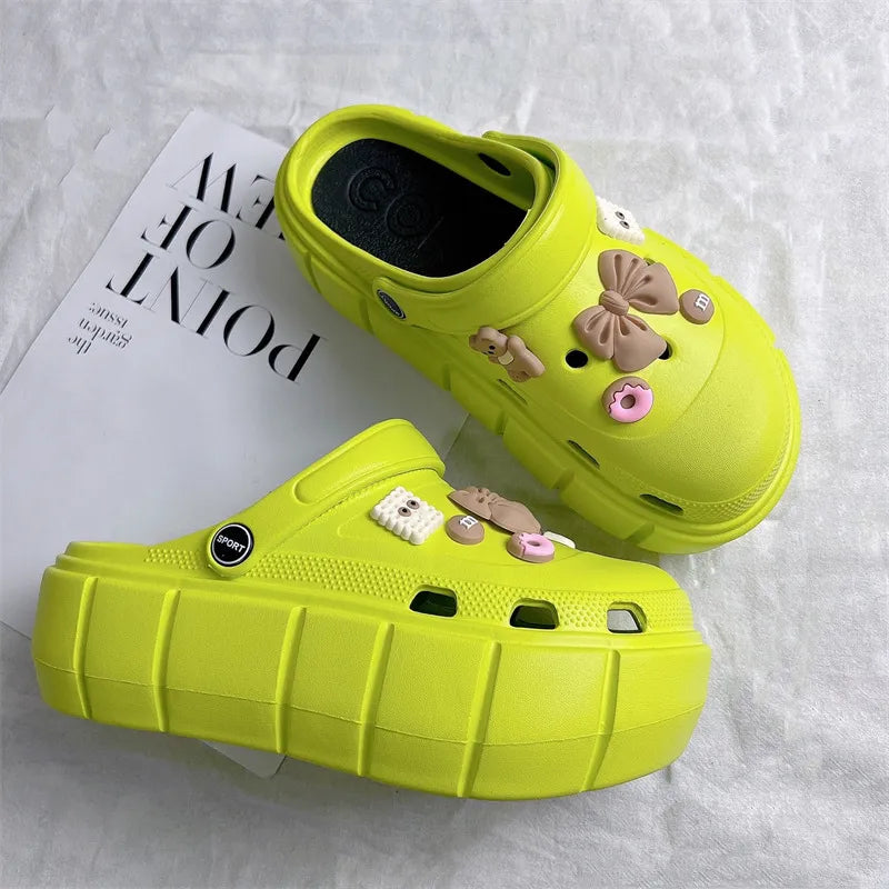 Women Platform Clogs Light Non-slip