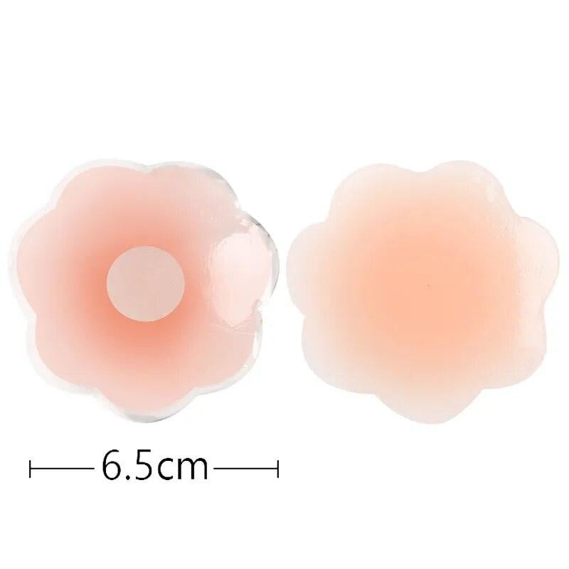 1pair Silicone Nipple Cover Lift Up Bra Sticker Adhesive Invisible Bra