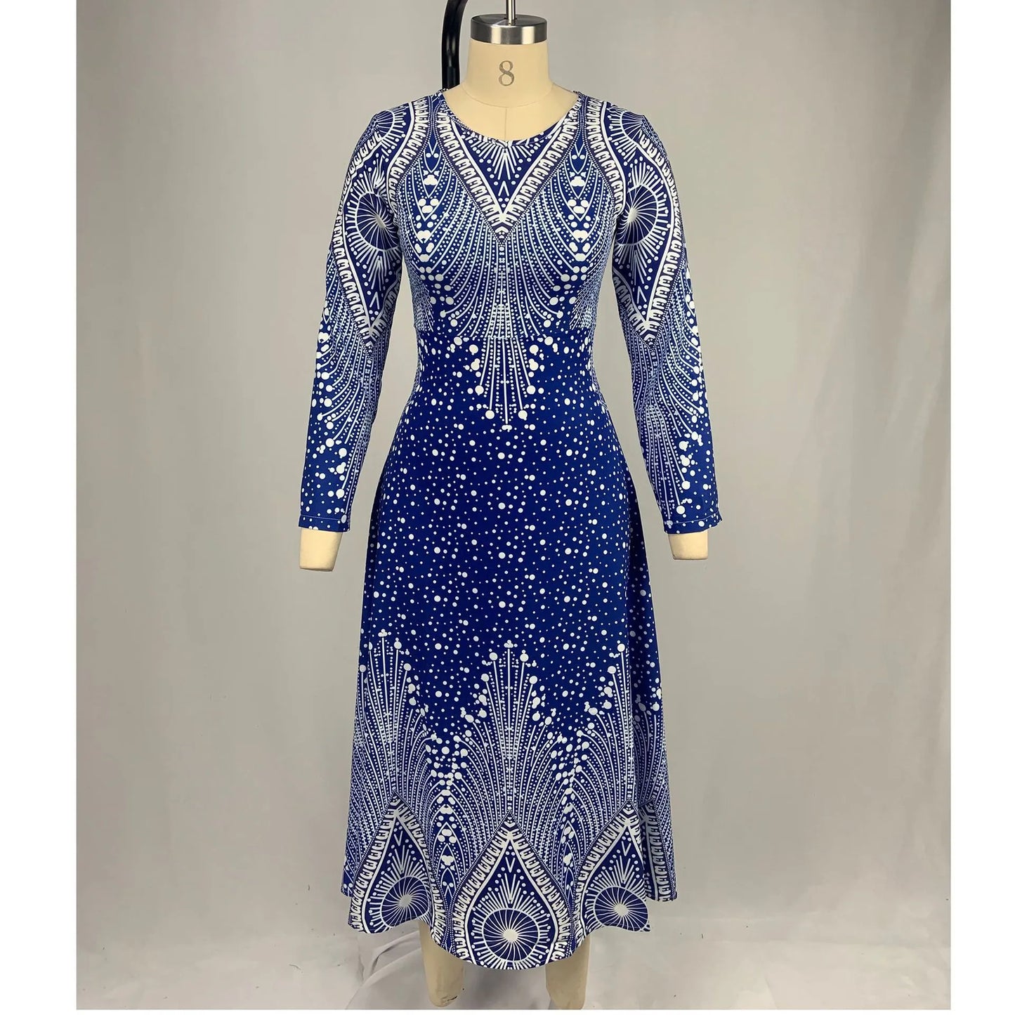 Loose Boho Vintage Elegant Plus Sizes Maxi Dresses