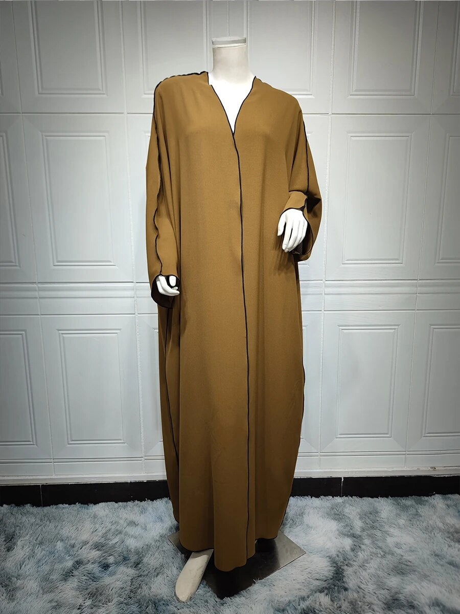 Abaya Dress 2 Piece Set Saudi Style Kaftan