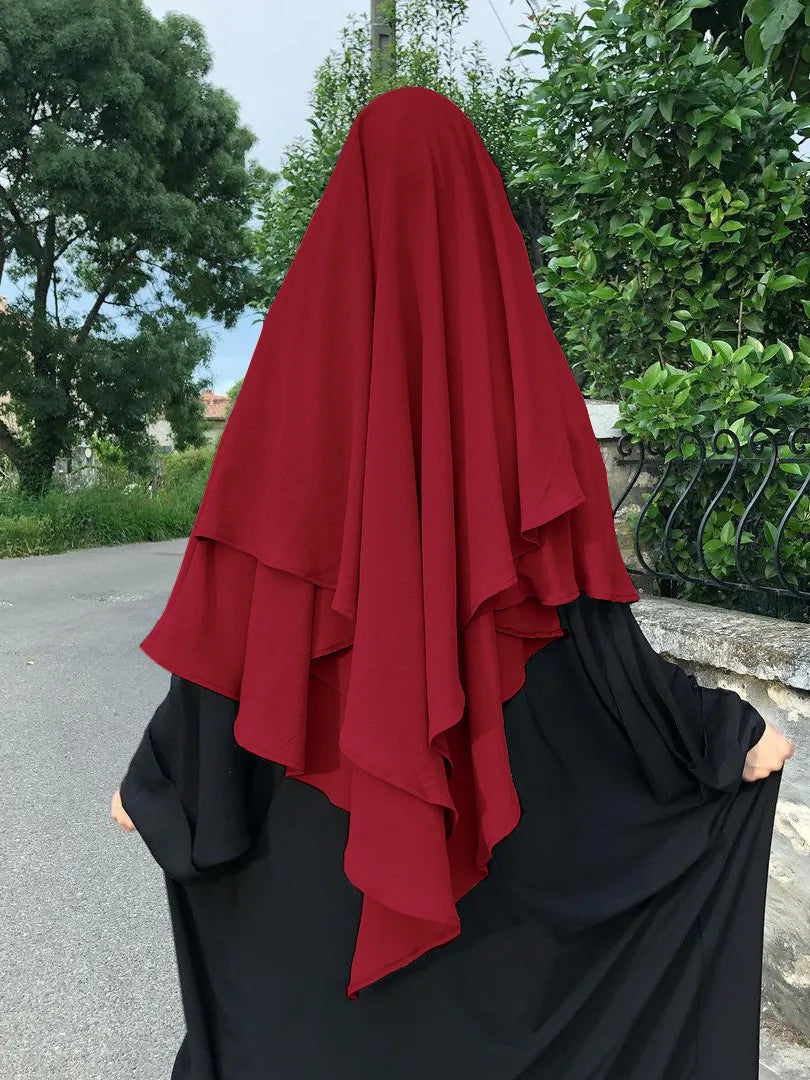 Long 1 piece khimar Hijab Head Scarf Without Abaya