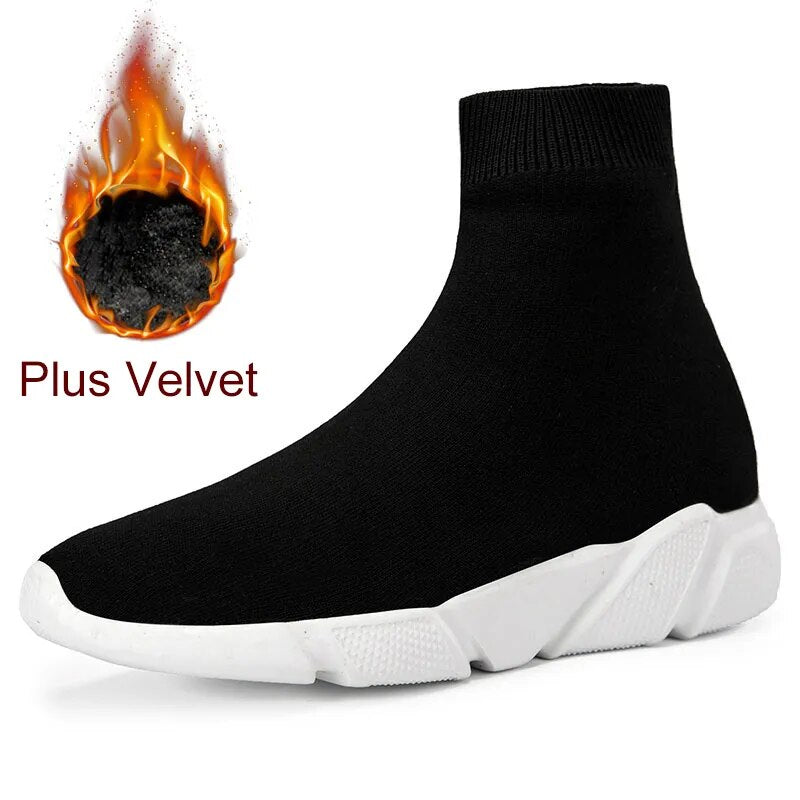 Warm Plush Flexible Sole Sports Breathable Ankle Socks Shoes