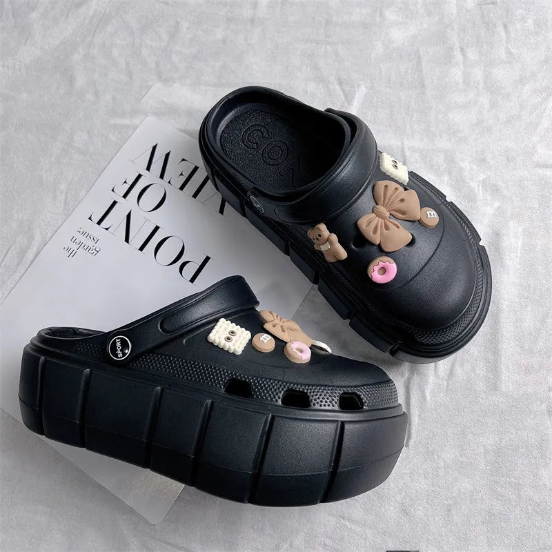 Women Platform Clogs Light Non-slip