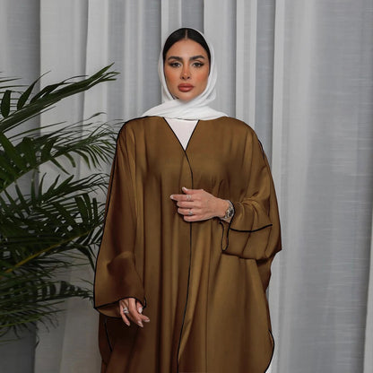 Abaya Dress 2 Piece Set Saudi Style Kaftan