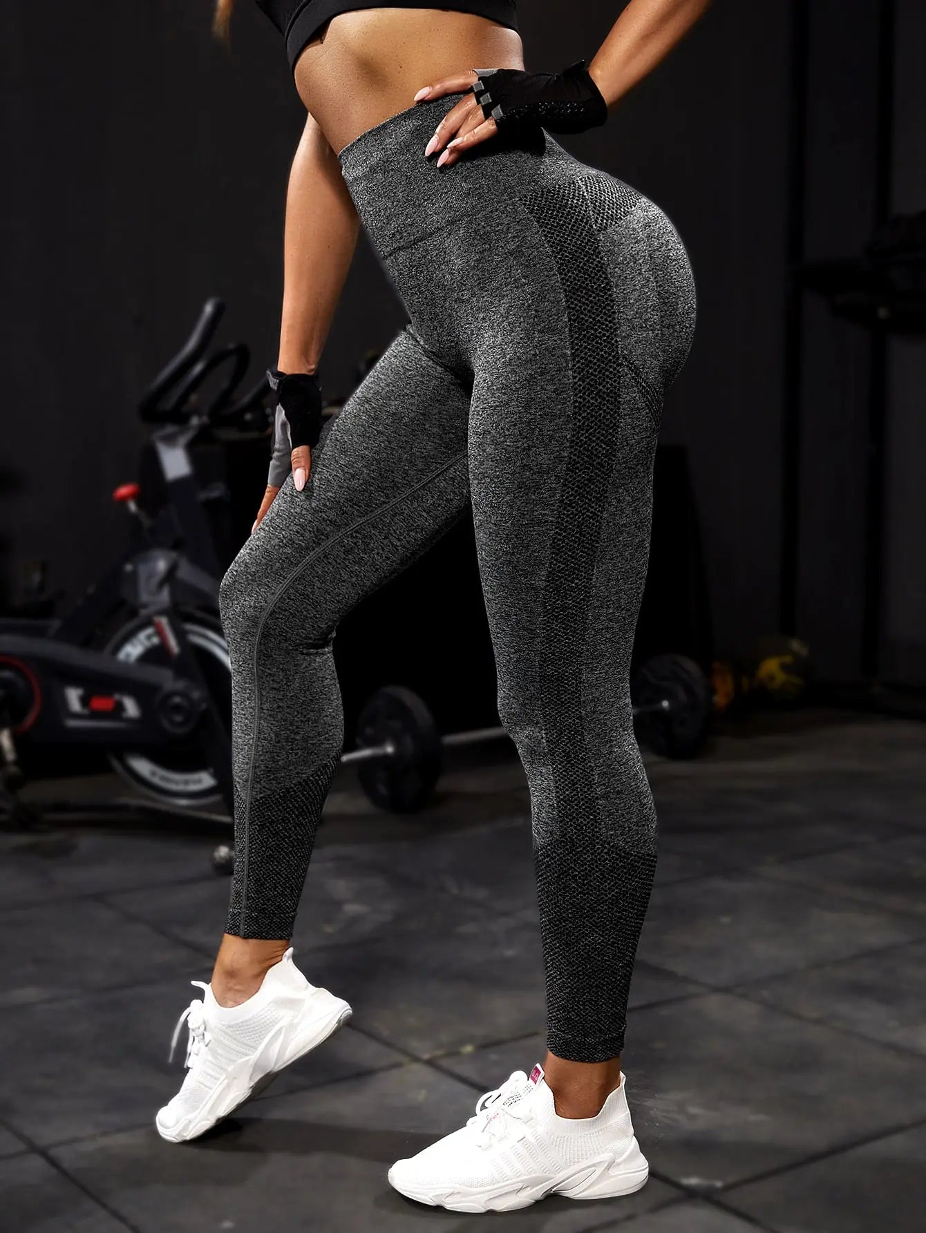 Yoga Women Fitness Seamless Workout Push Up Leggings