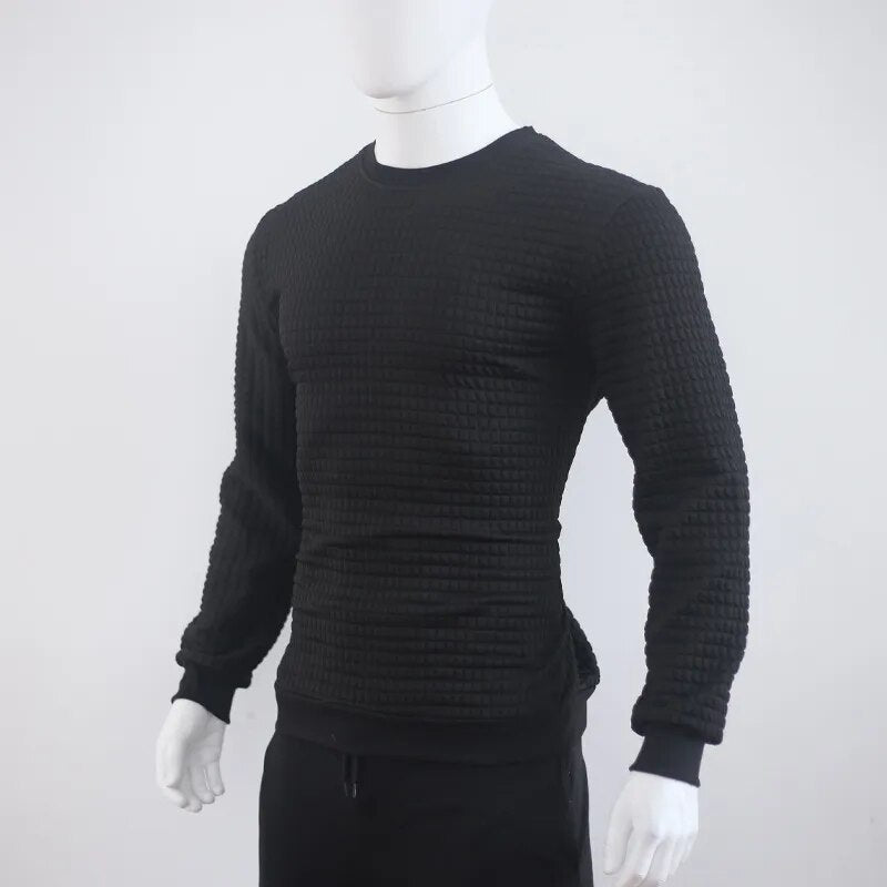 Men's round neck cotton casual sweaters