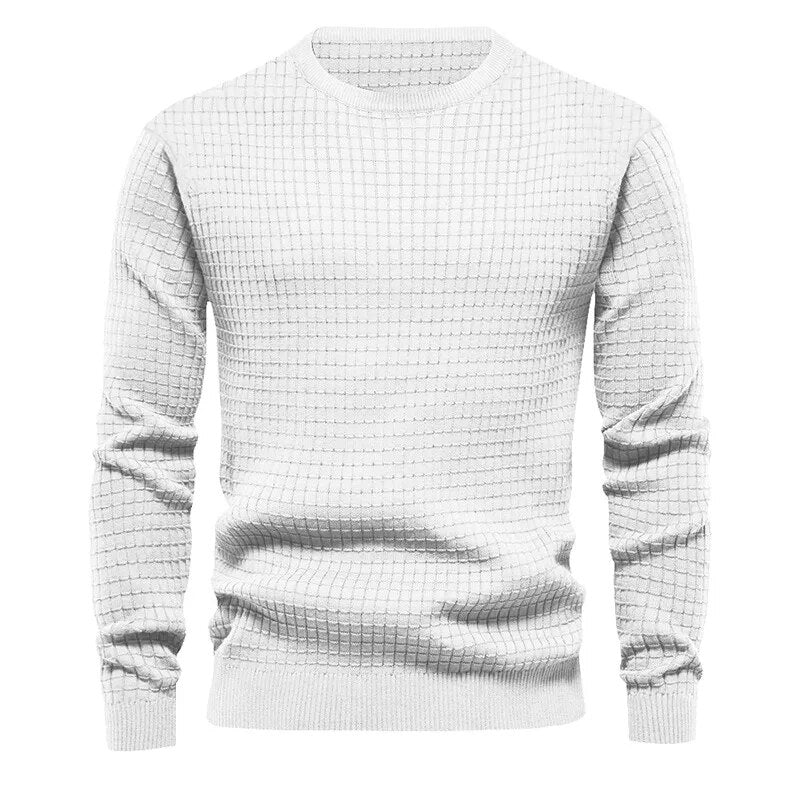 Men's round neck cotton casual sweaters