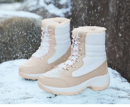 Winter Ankle Platform Snow Light Boots