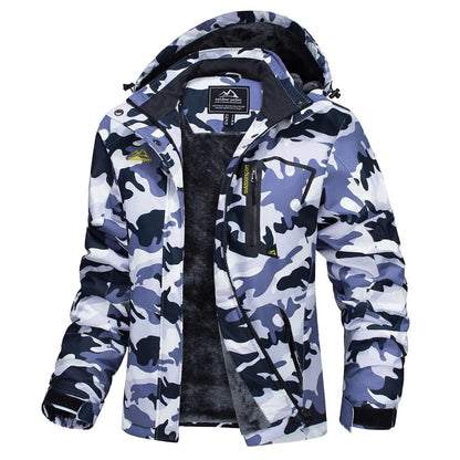 Ski Jacket Winter Warm Fleece Parka Waterproof Rain Snow Coat Windbreaker