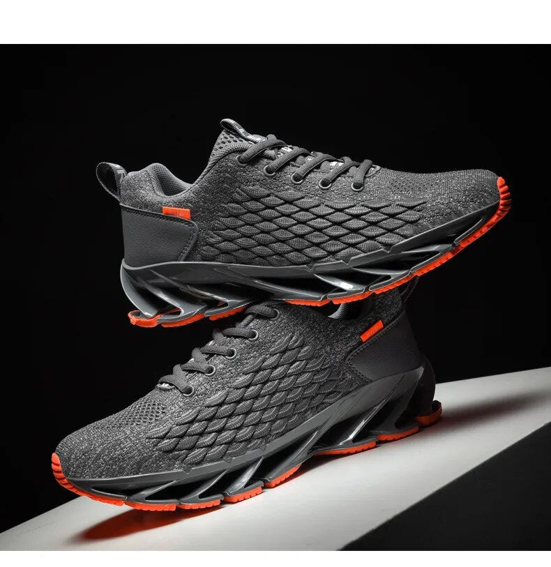 Men Casual Sports Mesh Running Lace-Up shoes