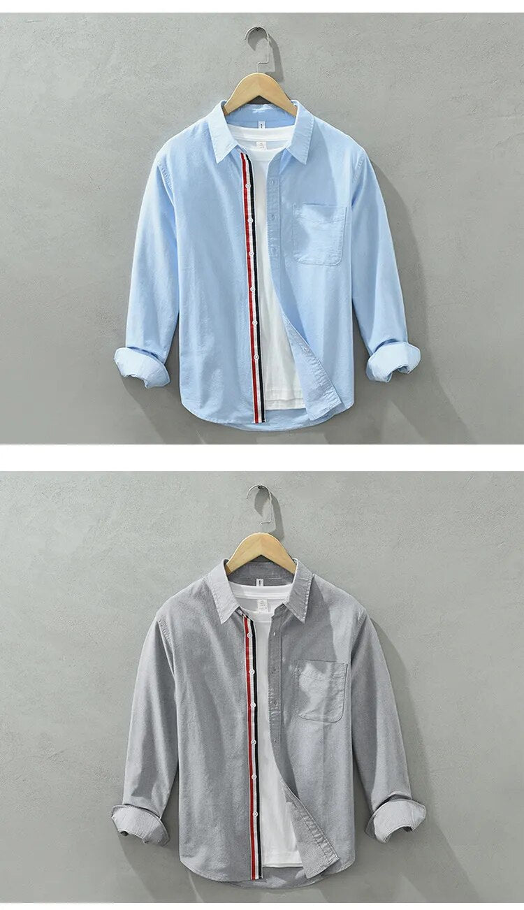 Long-sleeved Men's Casual Loose Stylish Shirt