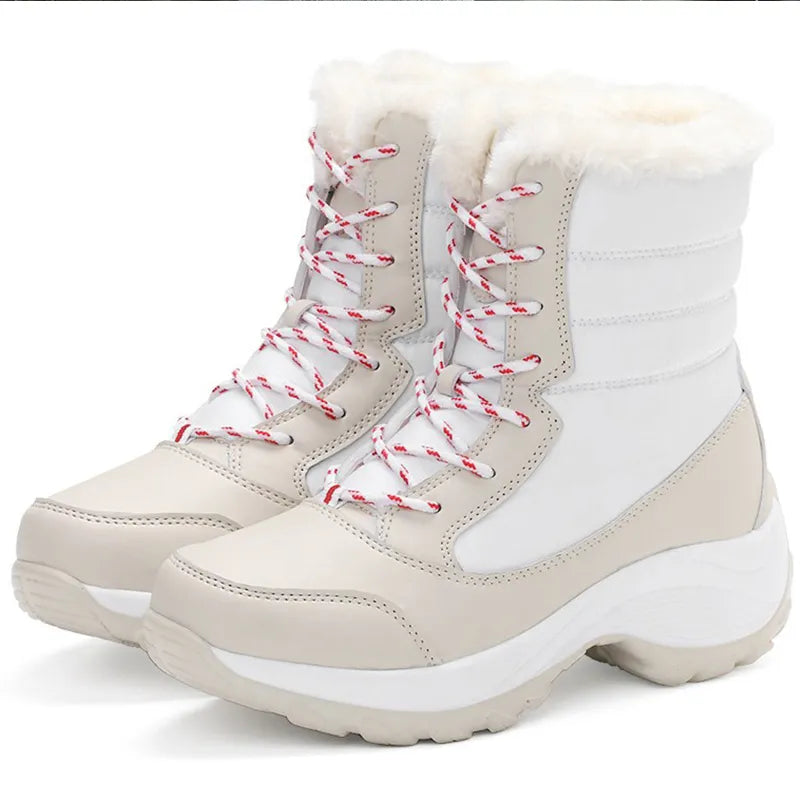 Winter Ankle Platform Snow Light Boots