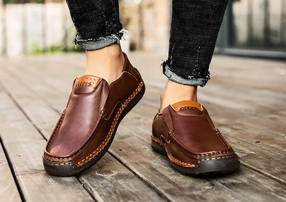 Soft Leather Comfortable Casual Loafer Men Shoes