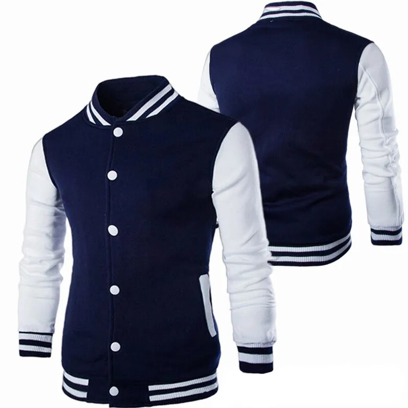 Unisex Baseball Casual Jacket Long sleeve