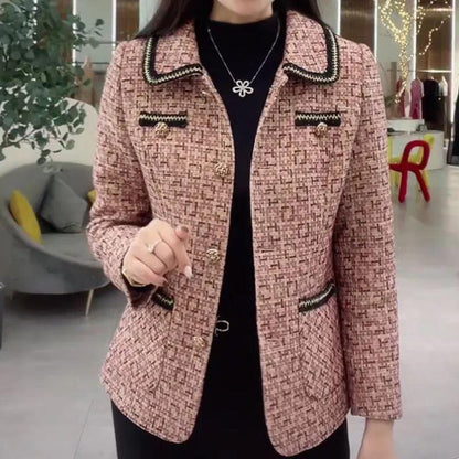 Loose Wool Blazer Coat office wear high quality