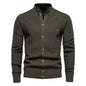 Men's Cardigan High Quality Solid Colors Long Sleeve Knitted