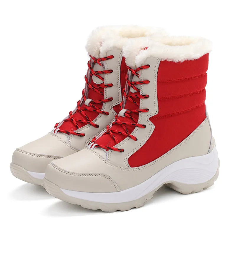 Winter Ankle Platform Snow Light Boots