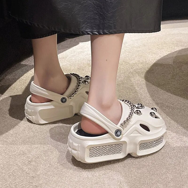 Women's Thick Platform Clogs Soft Sole