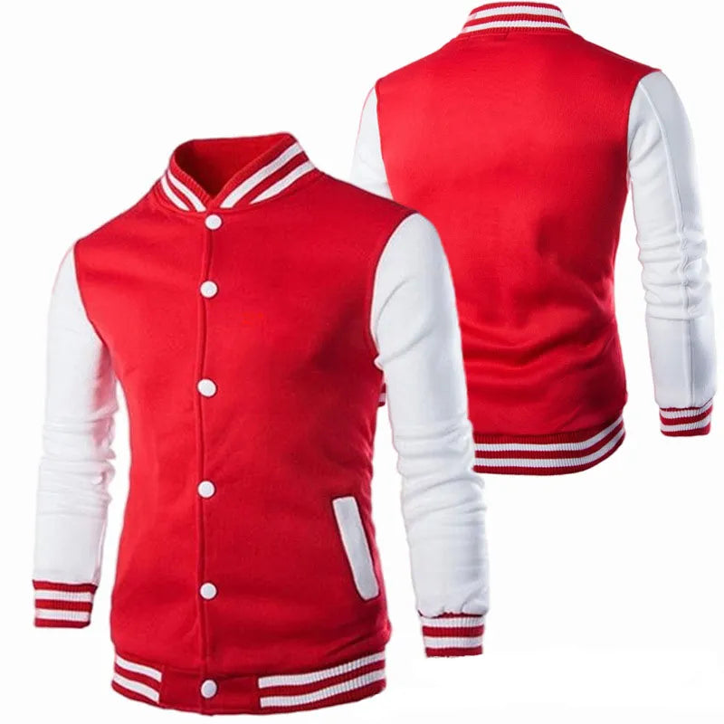 Unisex Baseball Casual Jacket Long sleeve