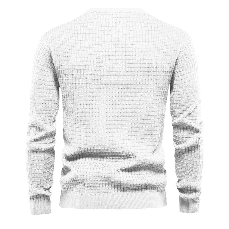 Men's round neck cotton casual sweaters