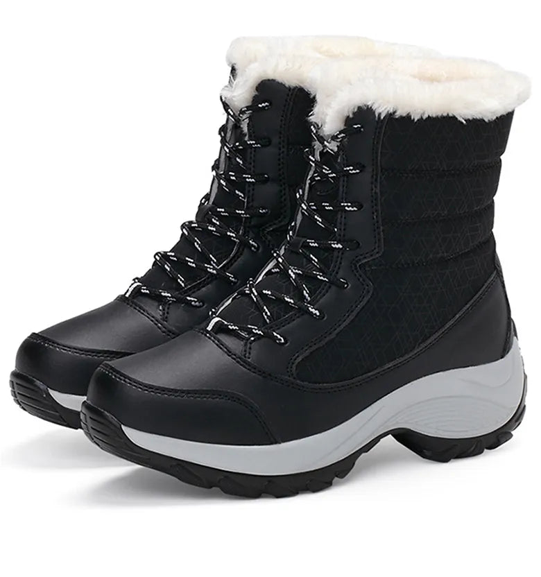 Winter Ankle Platform Snow Light Boots