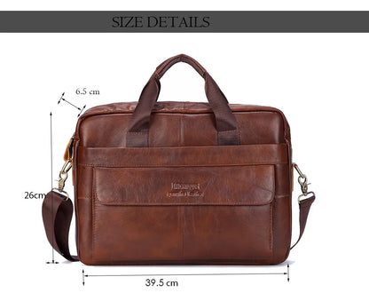 Business Genuine Leather Laptop Bag