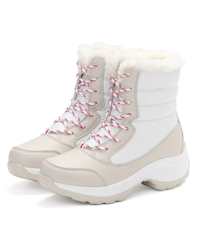 Winter Ankle Platform Snow Light Boots