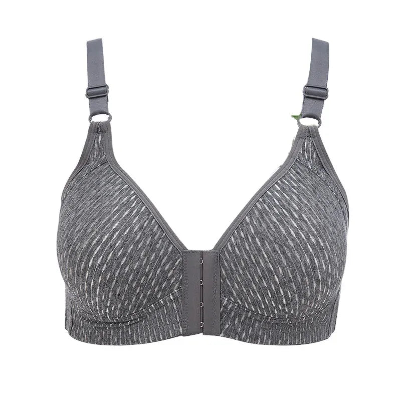 Front Buckle 36-44 B C Large Size Bras Wire Free Seamless