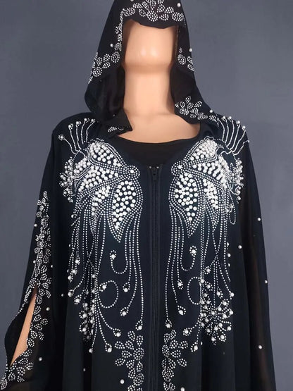 Modest Long Loose Black Abaya Kaftan