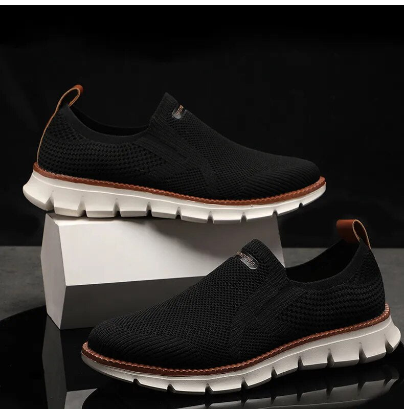 Men Slip On Mesh Breathable Loafers Sneakers Plus Sizes Available