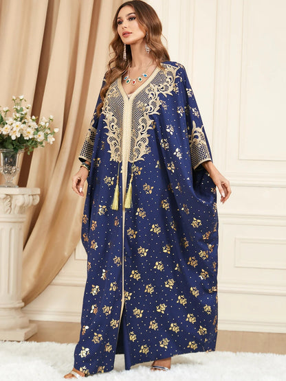 Luxury Loose Moroccan Style Kaftan Jlabiya Abaya