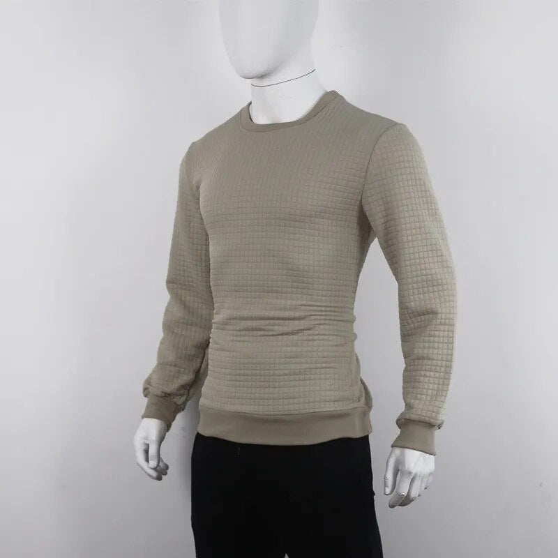 Men's round neck cotton casual sweaters