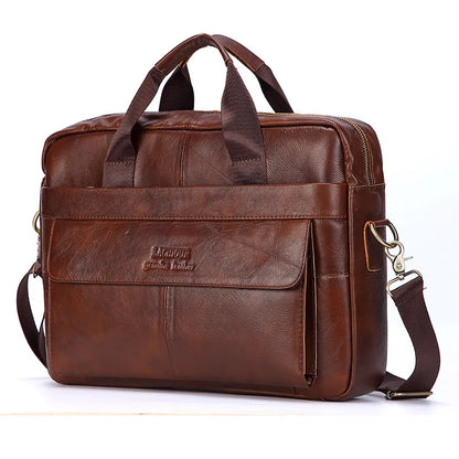 Business Genuine Leather Laptop Bag