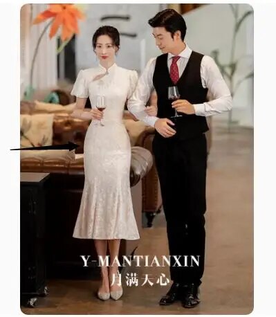 Cheongsam Elegant Mermaid Style Dress