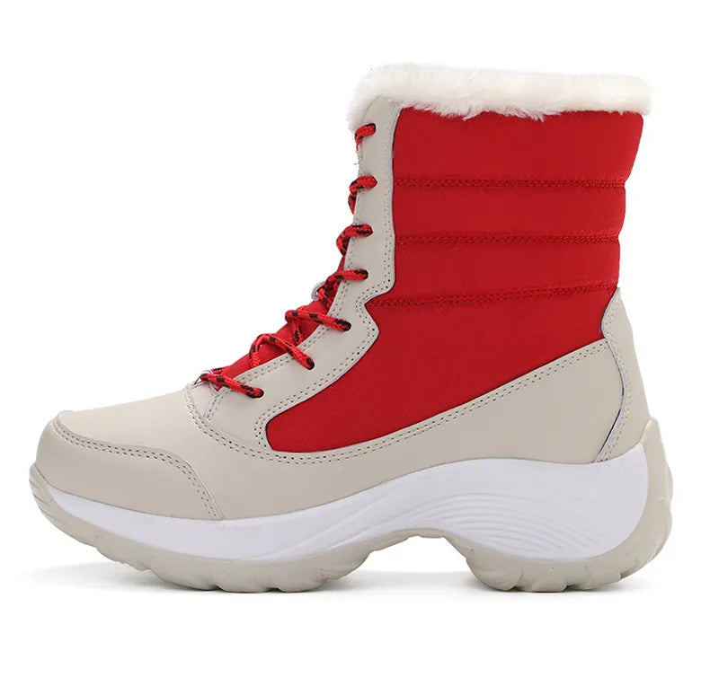 Winter Ankle Platform Snow Light Boots