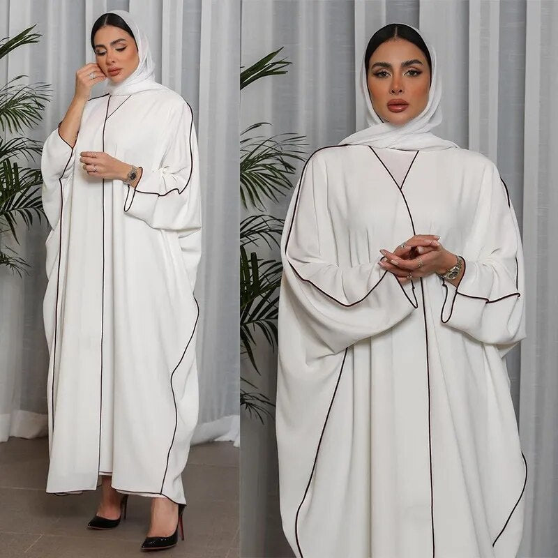 Abaya Dress 2 Piece Set Saudi Style Kaftan