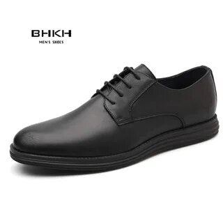 Leather Casual Lace-up Dressy shoes For Men