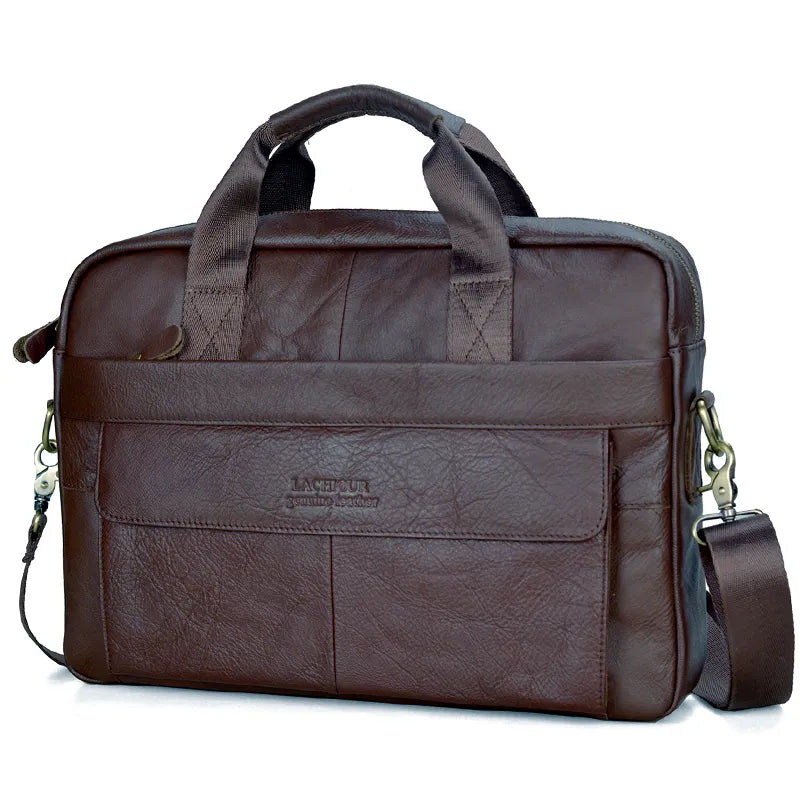 Business Genuine Leather Laptop Bag