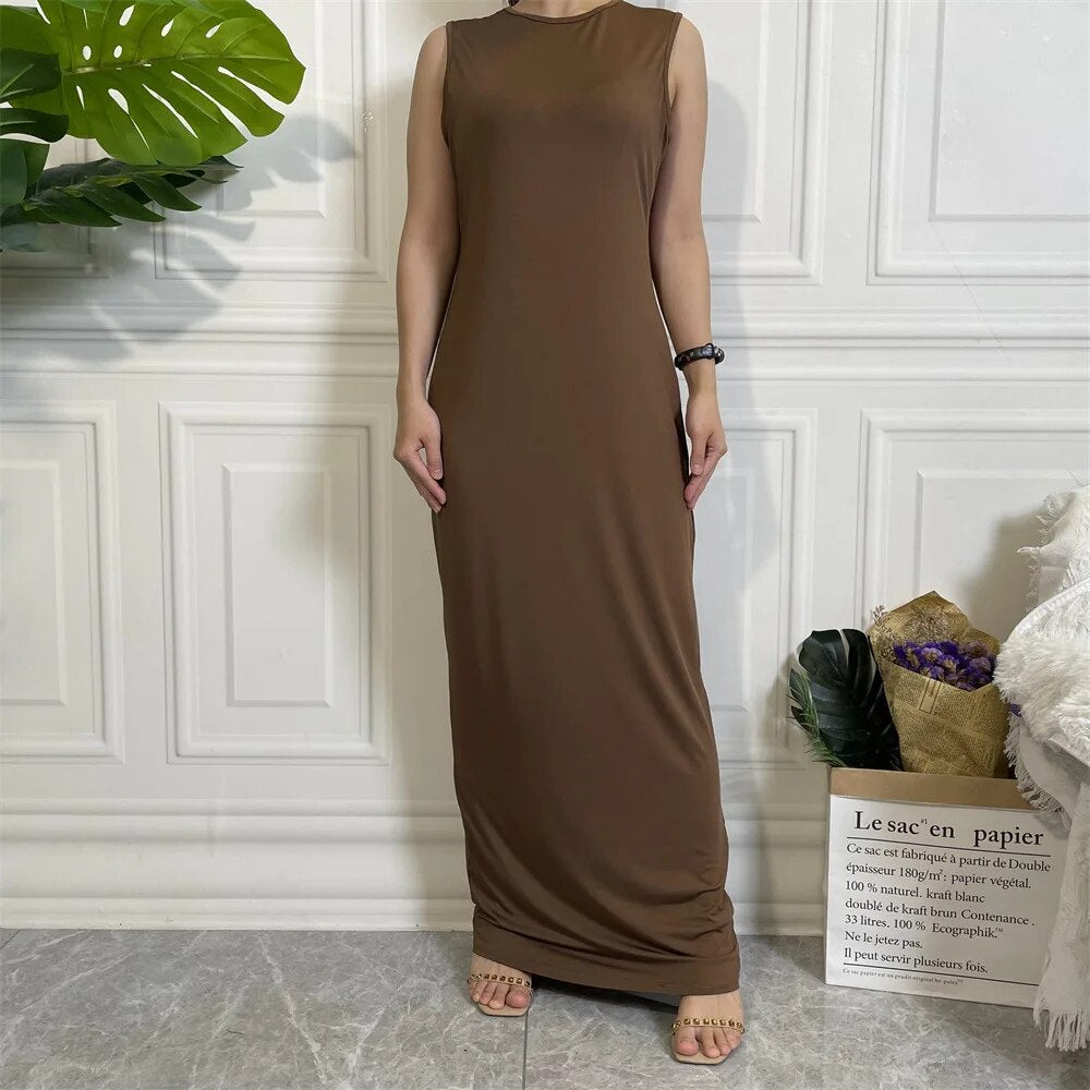 Basics Long Under Abaya Kaftan Dress