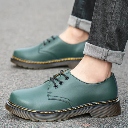 Casual Lace Up Leather Men Shoes