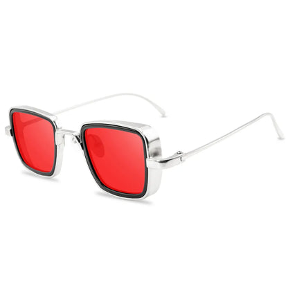 Metal Square Stylish Retro Brand Shades UV400