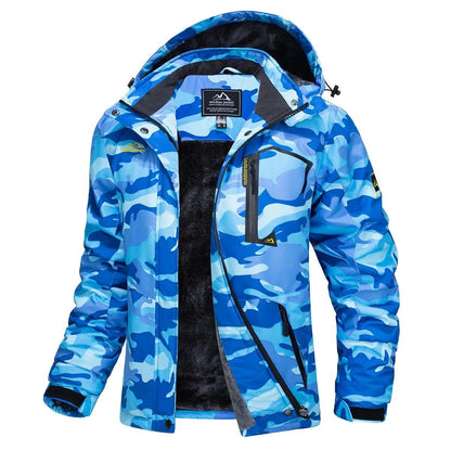 Ski Jacket Winter Warm Fleece Parka Waterproof Rain Snow Coat Windbreaker